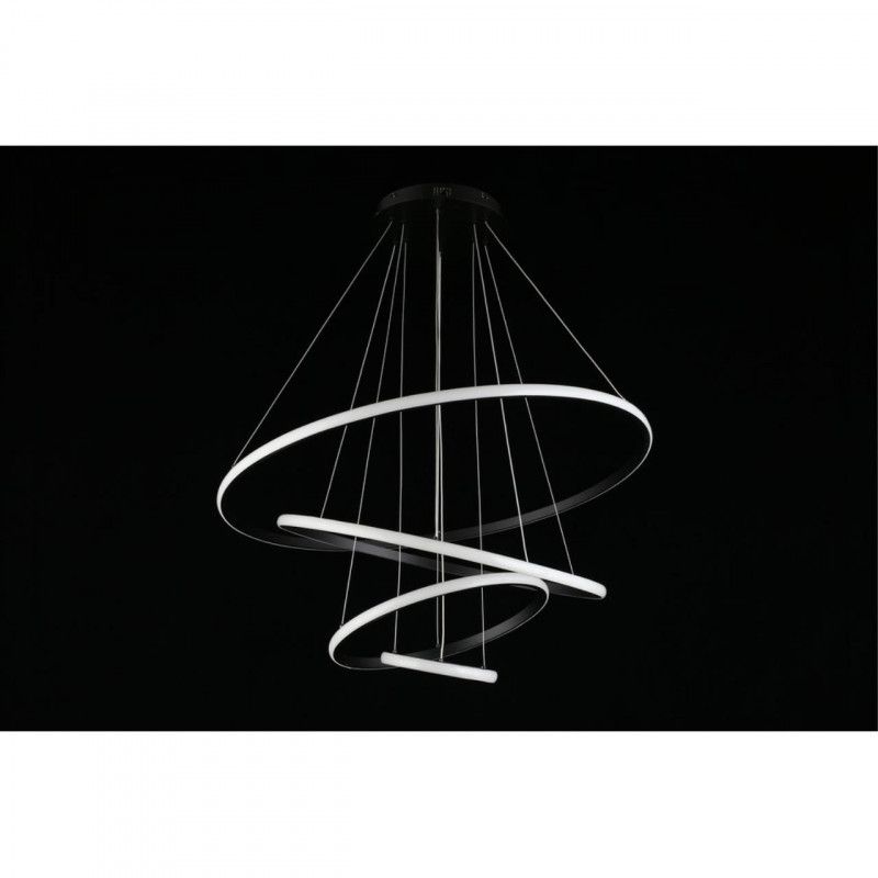 Каскадная люстра 80*60-150 см 100W, 4000K, Aployt JANINA APL.018.03.100, черный
