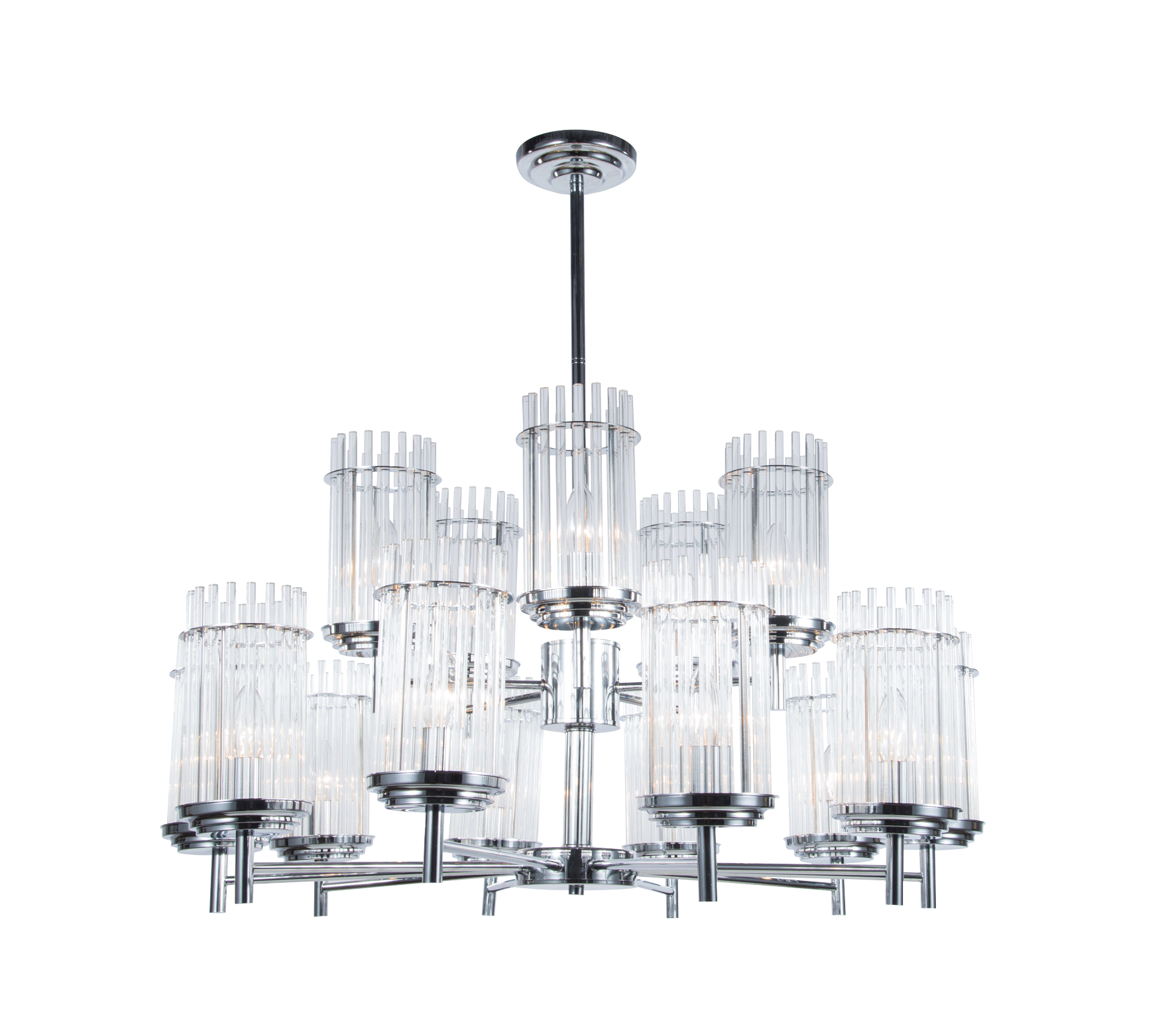 Люстра  850*460-800, 15*E14, 40W NewRgy Модерн 9234R/10+5 CHR, Хром