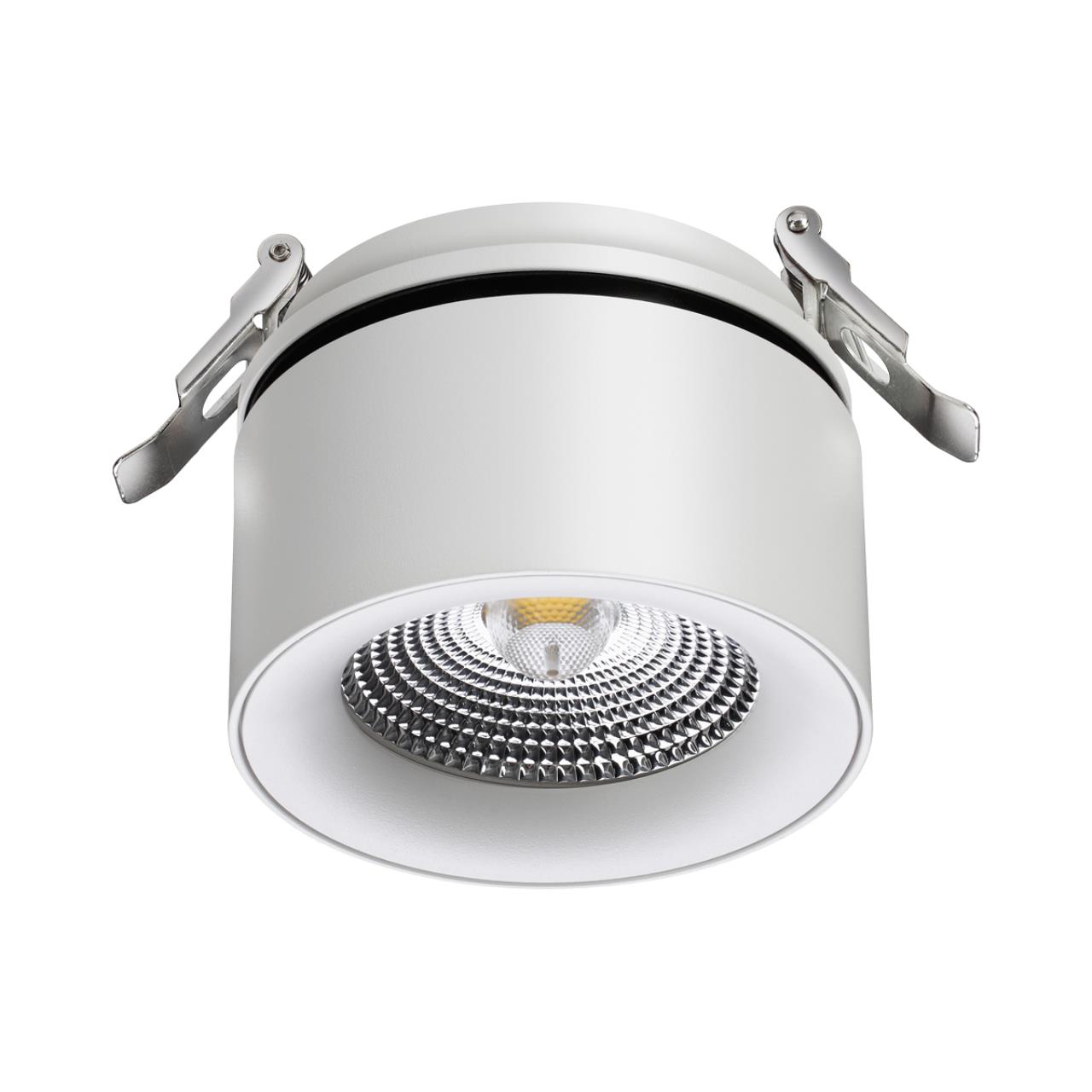 Светодиодный светильник 10 см, 25W, 4000K, Novotech Groda 358784, белый