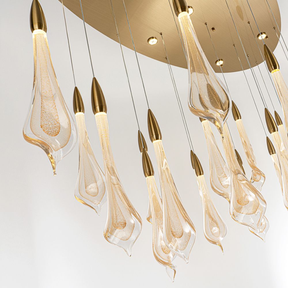 Светильник 160*160*150 см, LED*97W, 4000K, Modelux  ML.89181.22 BS, Латунь