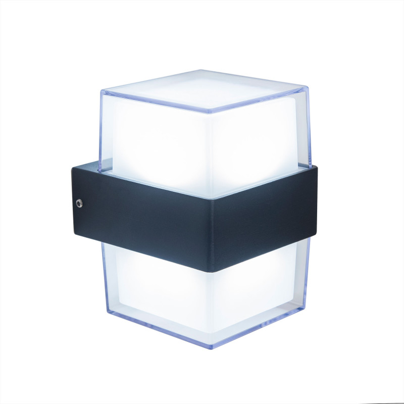 Уличный настенный светодиодный светильник Citilux CLU0009K, белый-черный, 4000К