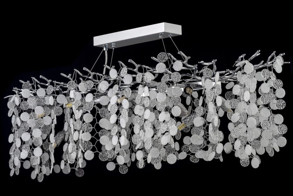 Люстра потолочная ** см, 10*G9*40W, Dio D`arte Tavenna Nickel Tavenna H 1.5.100x40.103 N, Никель