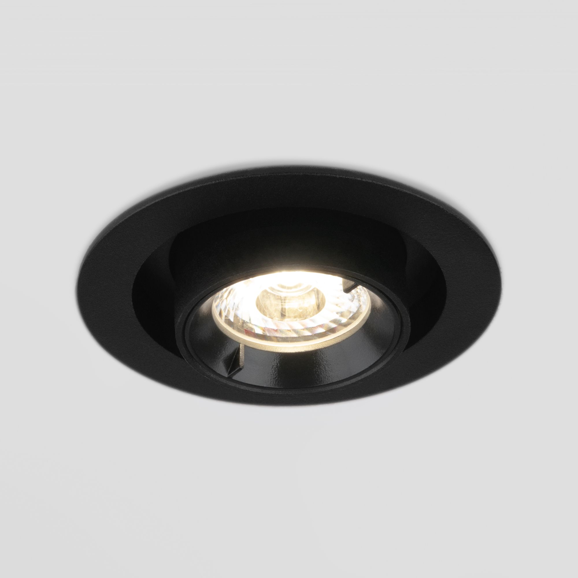 Встраиваемый точечный светодиодный светильник 9917 LED 10W 4200K черный матовый Elektrostandard
