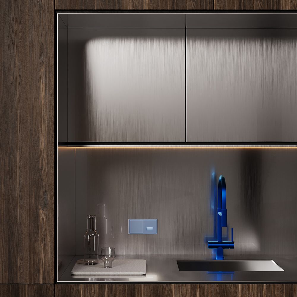 Клавиша для выключателя/переключателя одноклавишного, S70, деним Voltum VLS000115