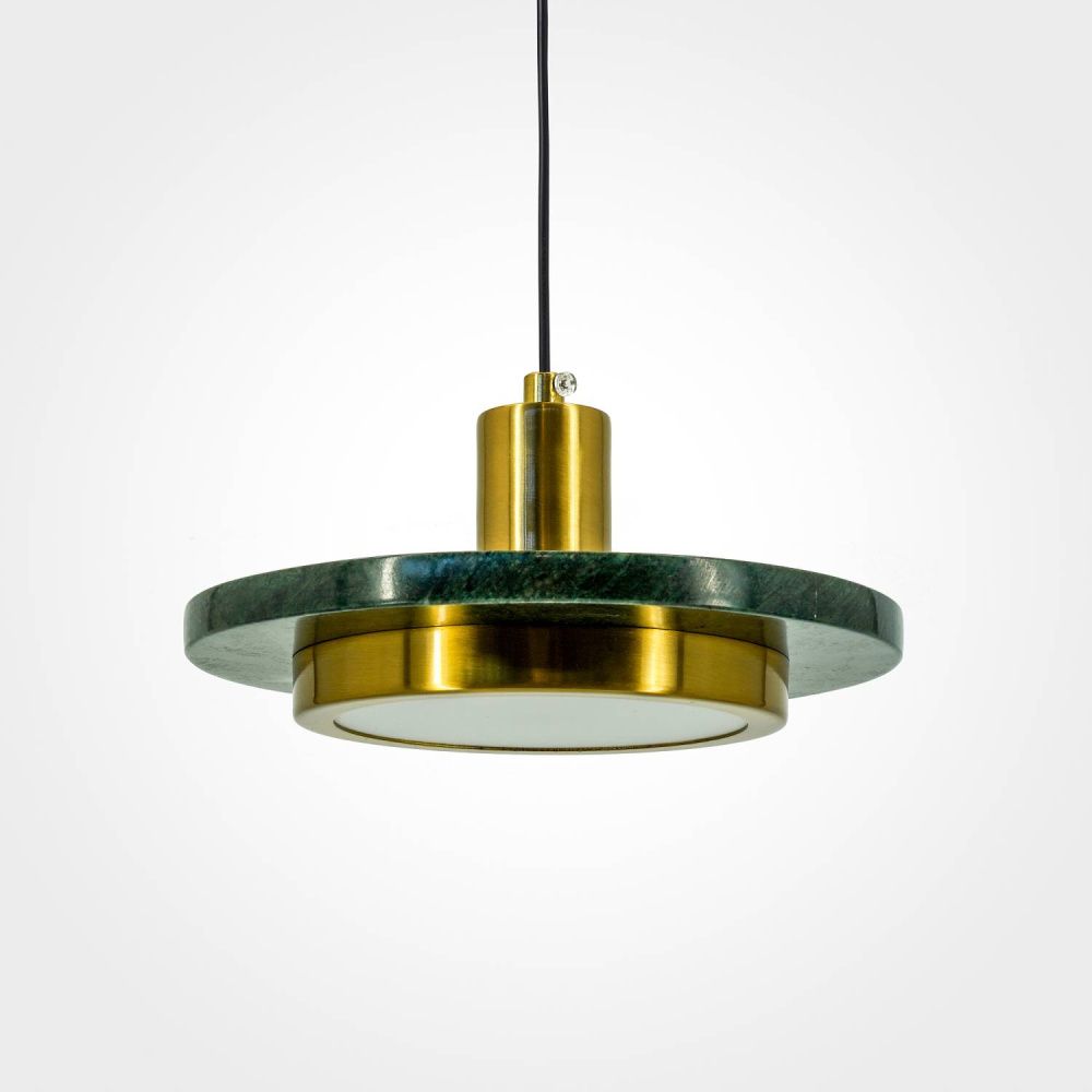 Светильник подвесной *20-180 см, 1*LED*10W, 3000K, Lightera Croix LE129L-20GRB, Латунь