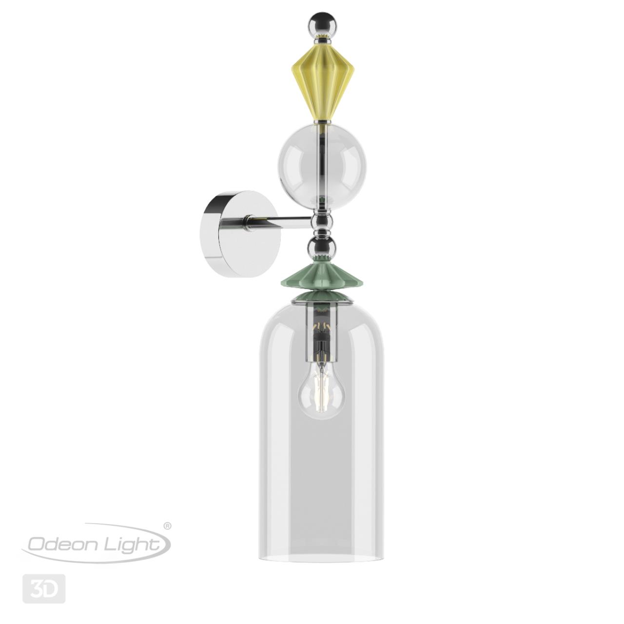 Бра Odeon Light Bizet 4893/1WA Хром