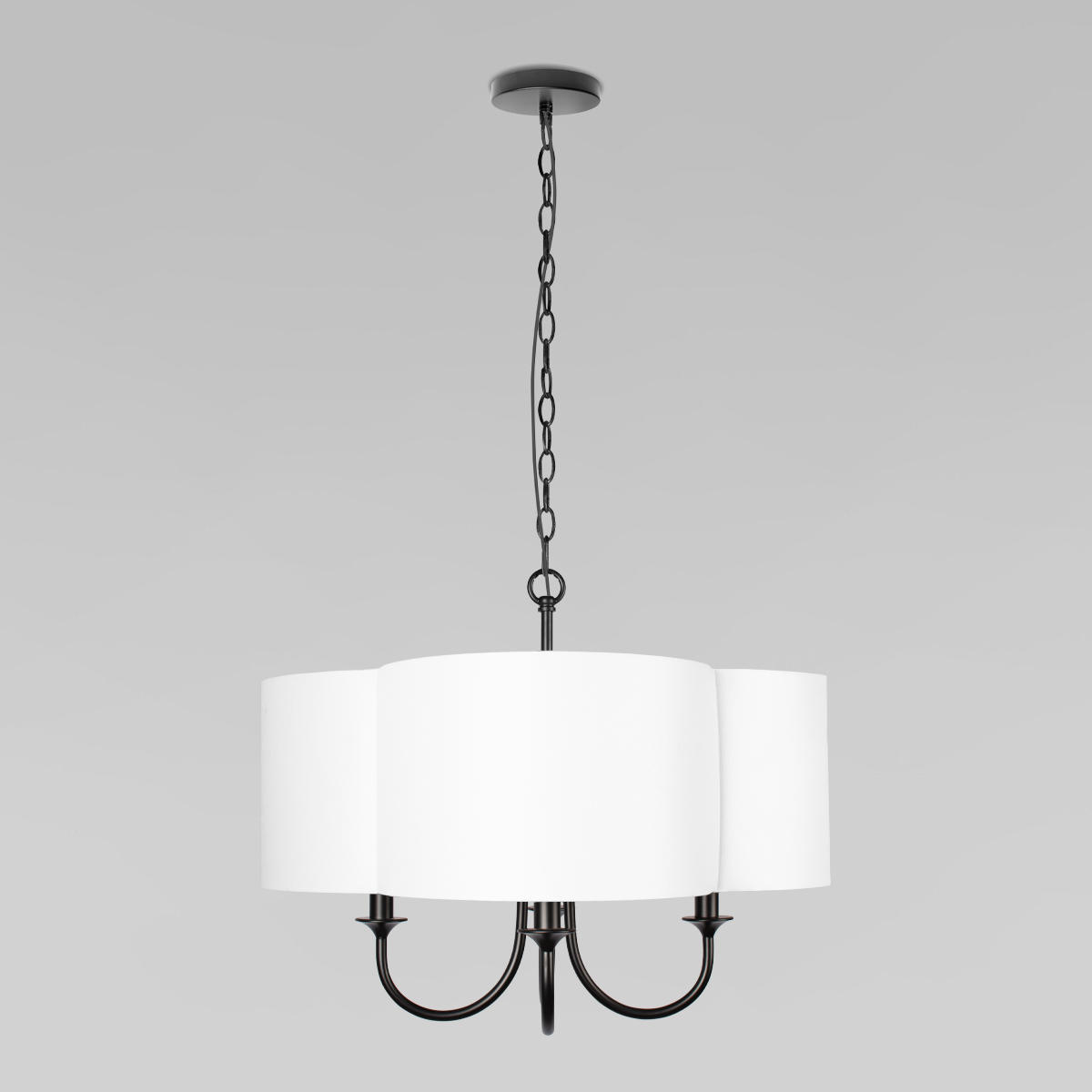 Подвесной светильник 59*59*59/143 см, 4*E14 LOFT IT Silence 10303P Black черный