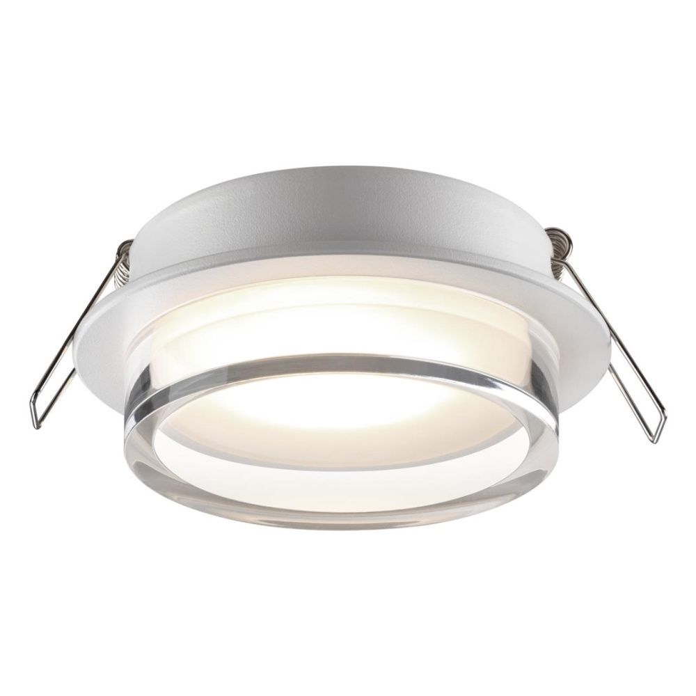 Светильник встраиваемый 10,5 см, GX53, Novotech Gem 371025, белый