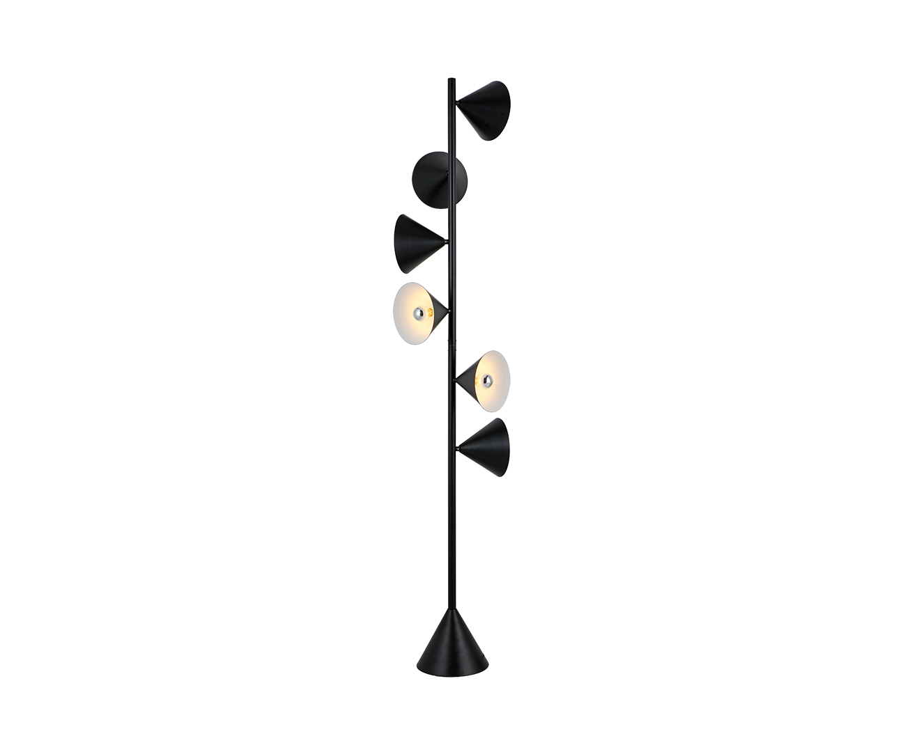 Торшер 165 см, Kink Light 08480-F,19, черный
