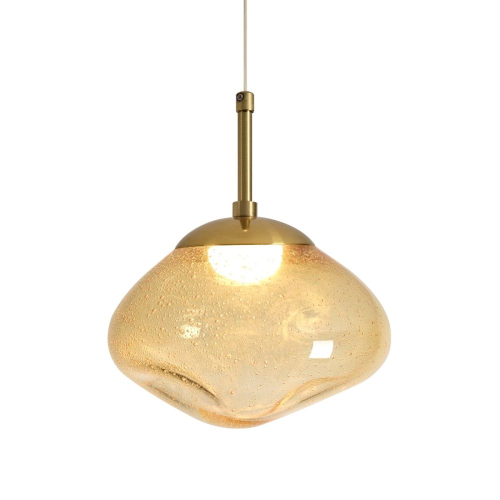 Подвесной светильник 20 см, 5W, 3000K, Freya Mote FR5601PL-L40YA, латунь