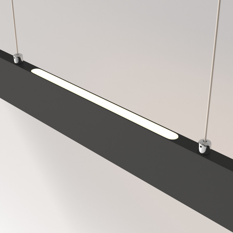 Светильник LED 120 см, 30W, 3000K Maytoni Step P010PL-L30B, черный
