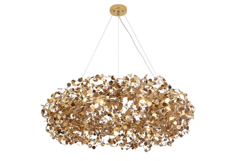 Люстра 80 см Crystal Lux GARDEN SP9 D800 GOLD Золото