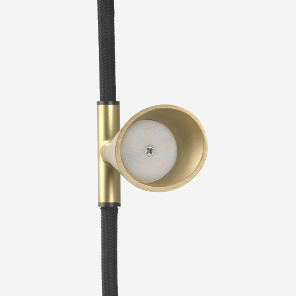 Торшер 128 см, 8W, 3000K, Lussole Major LSP-4011, черный