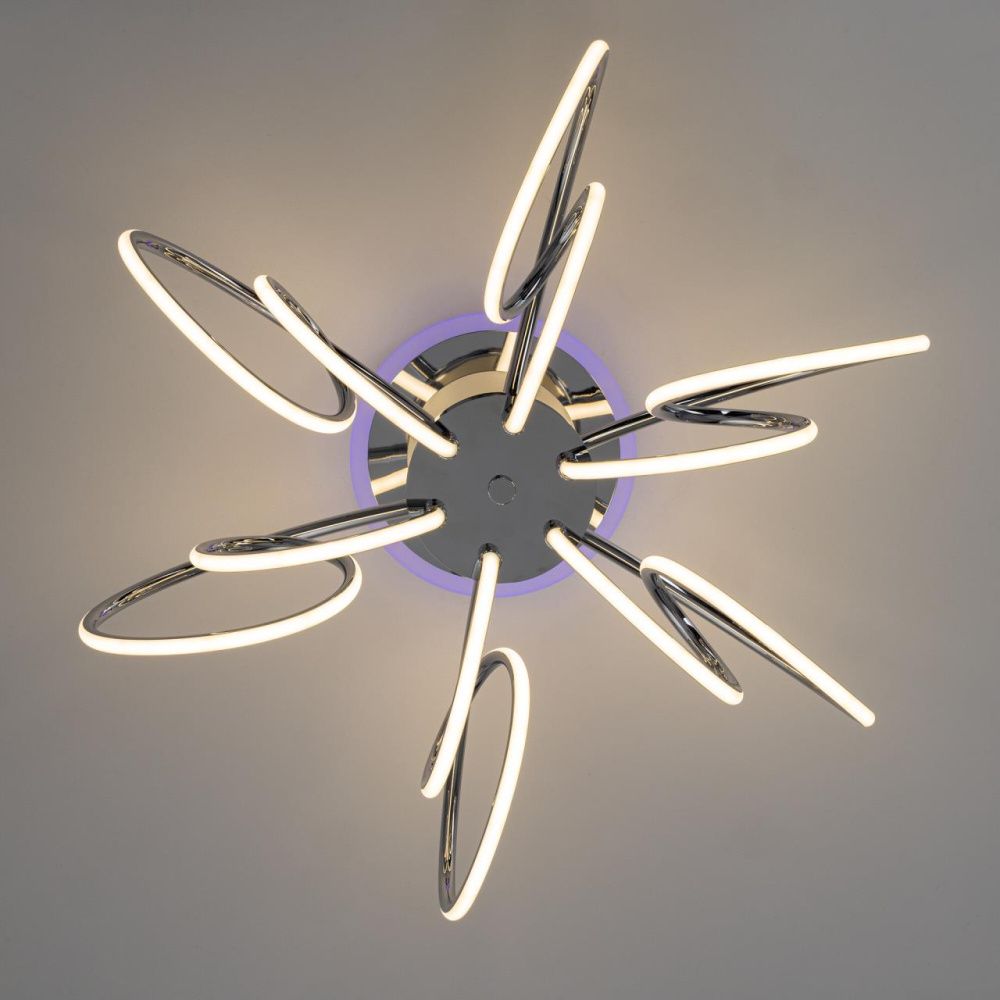 Светильник 62 см, 100W, 3000-5500K, Citilux SALMA SMART CL224A161 RGB, хром