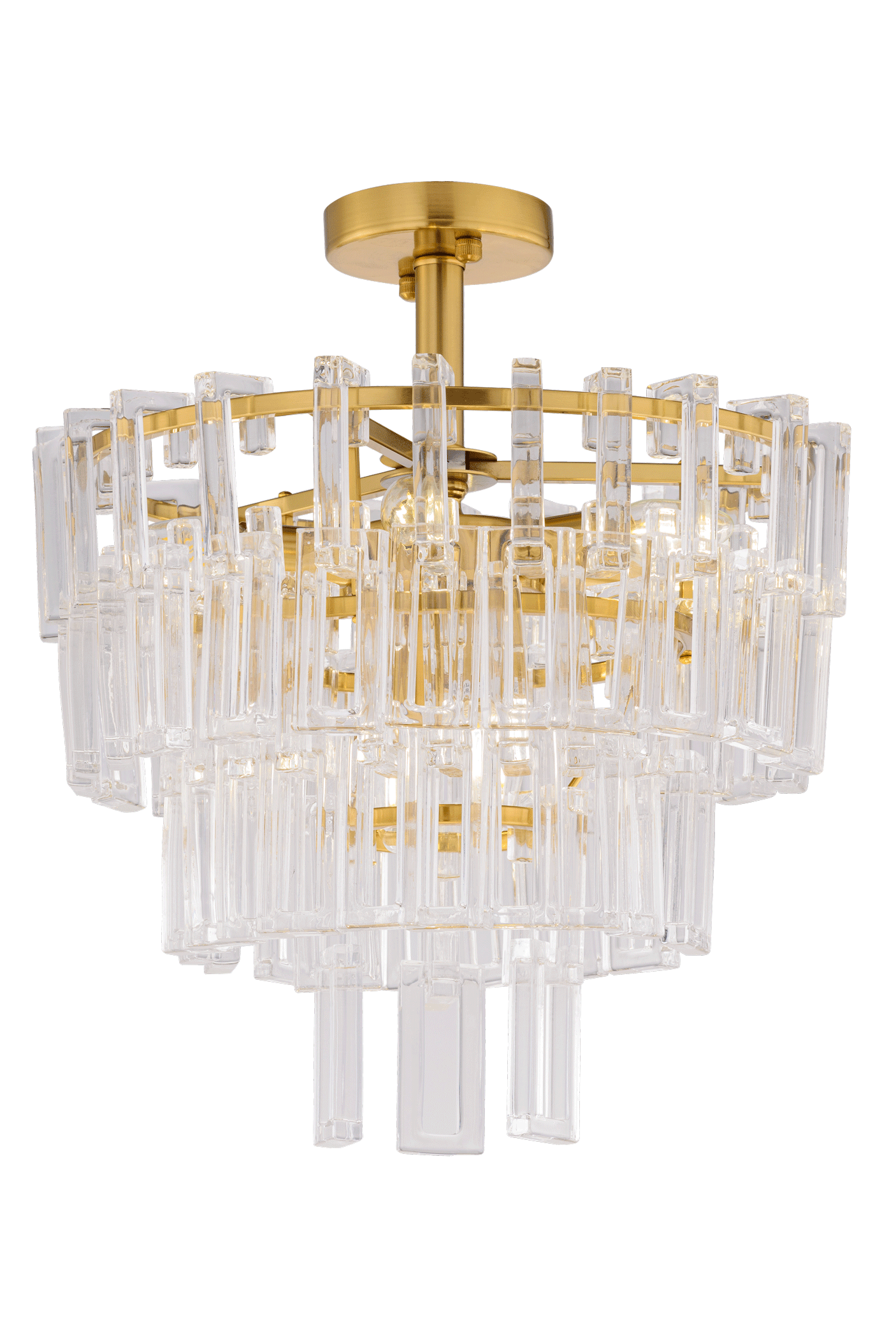Люстра 430*410, 8*E14, 40W NewRgy Cristallo 2430P/8 PT BRS, PT BRS