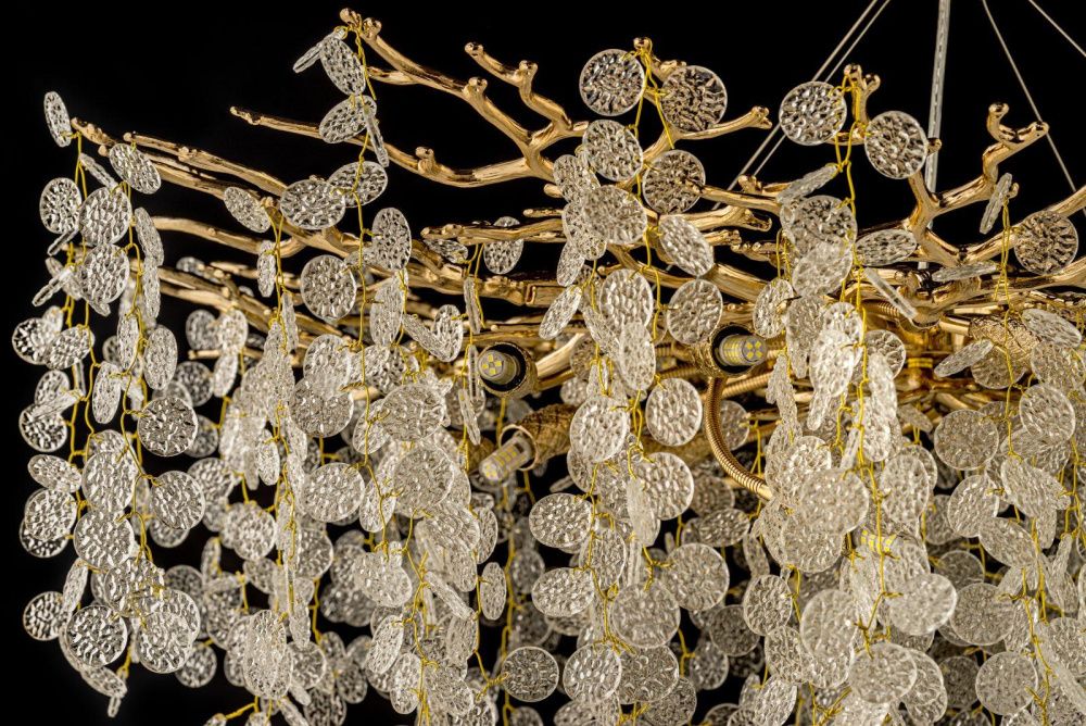 Люстра подвесная *100* см, 14*G9*40W, Dio D`arte Tavenna Gold Tavenna H 1.5.100.102 G, золотой