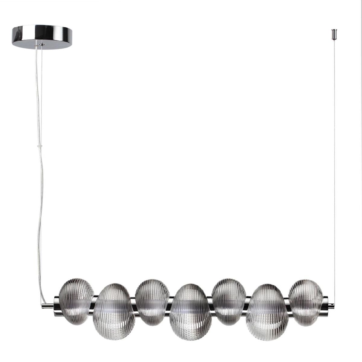 Подвесной светильник 77 см, 24W, 4000K, Odeon Light L-vision Bruco 5096/24L, хром