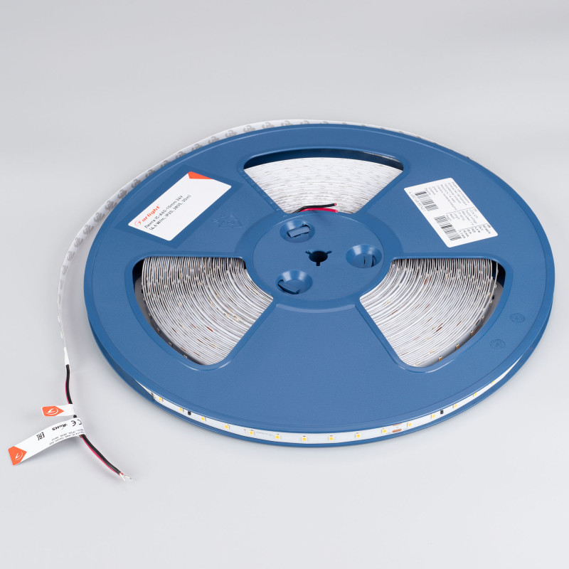 Лента IC-A60-10mm 24V Warm2700 (4.6 W/m, IP20, 2835, 30m) (Arlight, 4.6 Вт/м, IP20) 027034(2). Цена указана за 30 метров. Продается кратно 30 метрам.