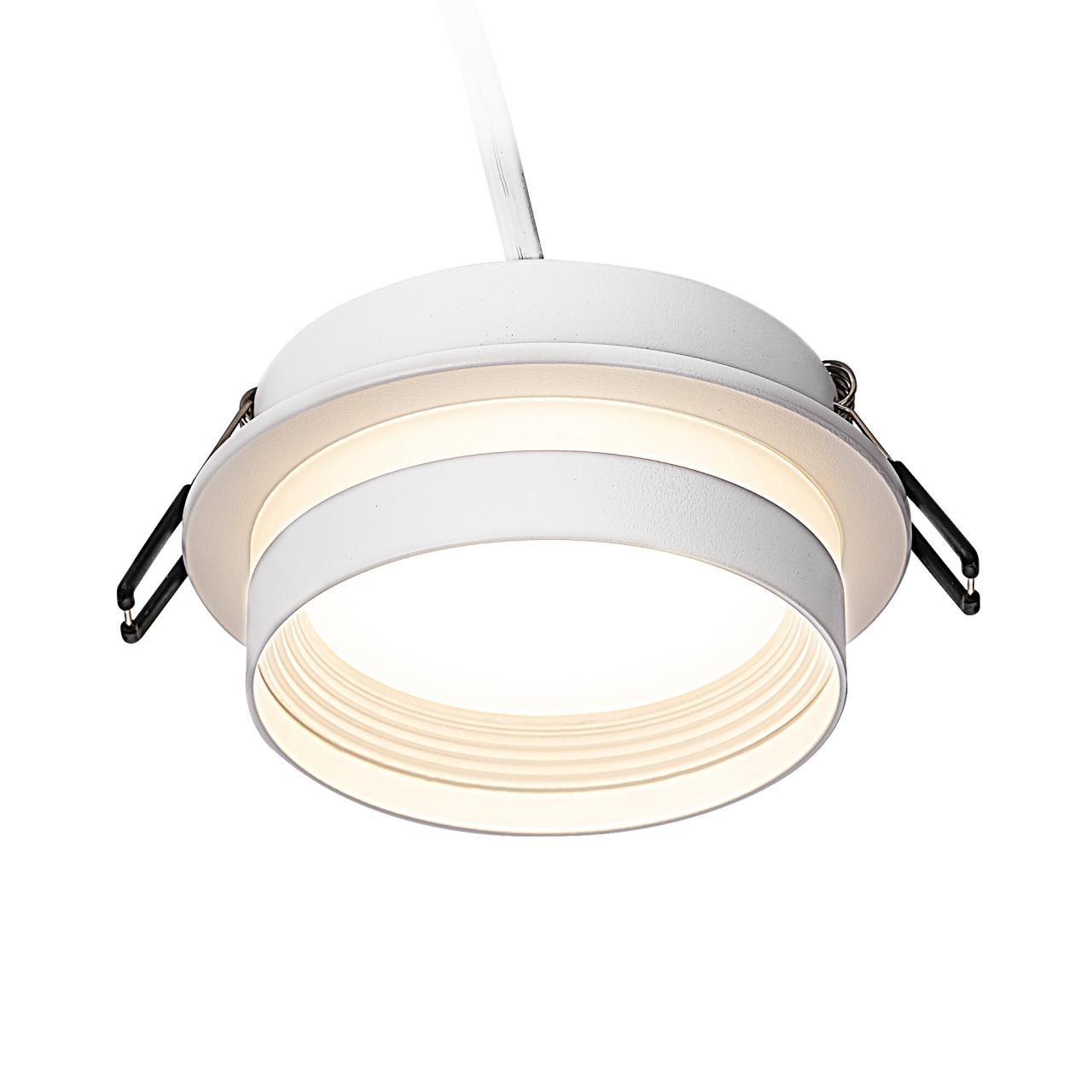 Светильник встраиваемый 10*2,5 см, GX53 Citilux Hardy CL002D10 белый