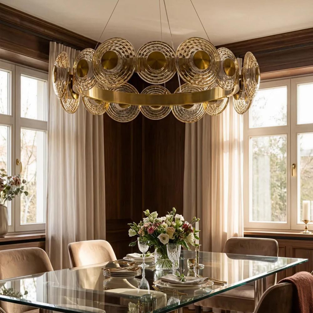 Светильник 75 см, 72W, 3000K, Citilux JANTAR CL240173, латунь