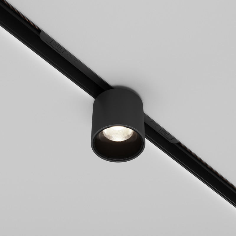 Светильник на шине 5,3*5,3*9,6 см, LED, 7W, 4000К, Maytoni Technical Alfa S TR132-2-7W4K-B черный