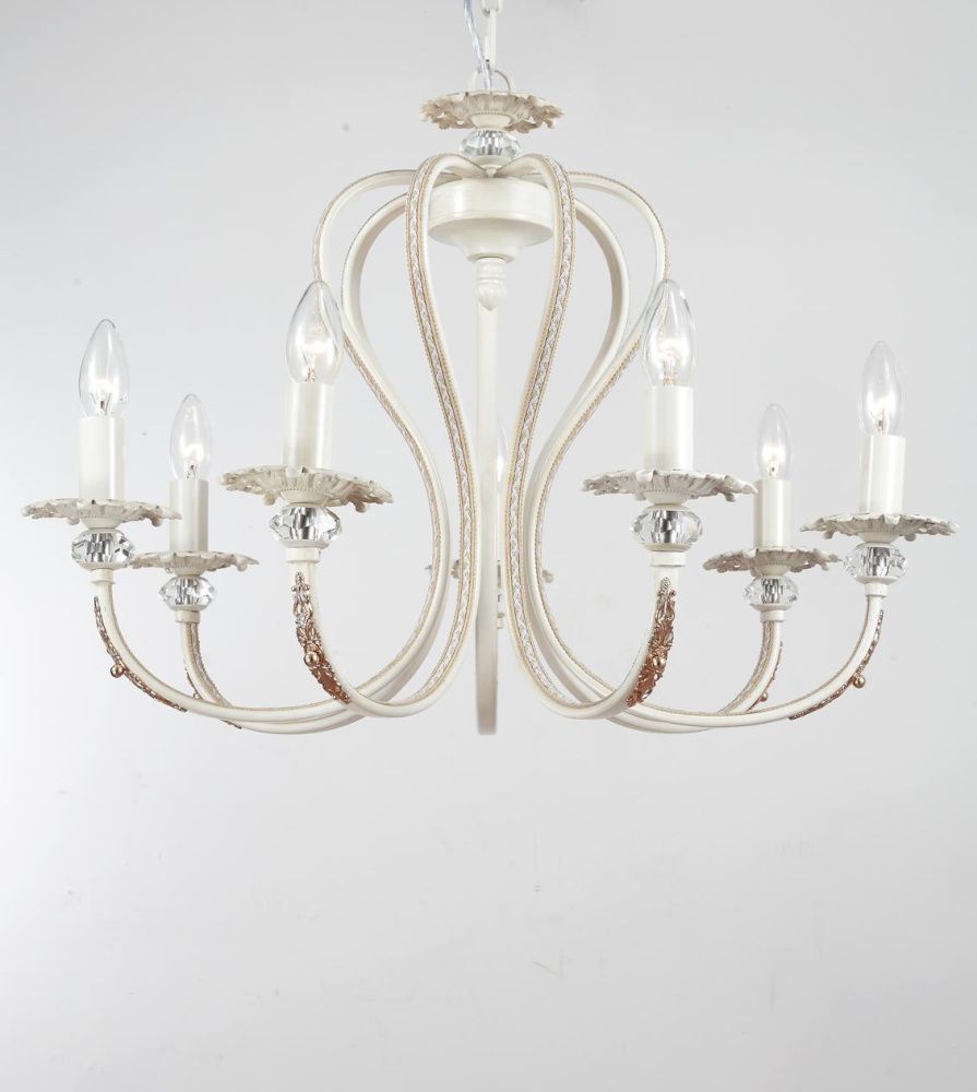 Люстра подвесная **168 см, *E14*W, Lucia Tucci Salerno SALERNO 138.7, белый