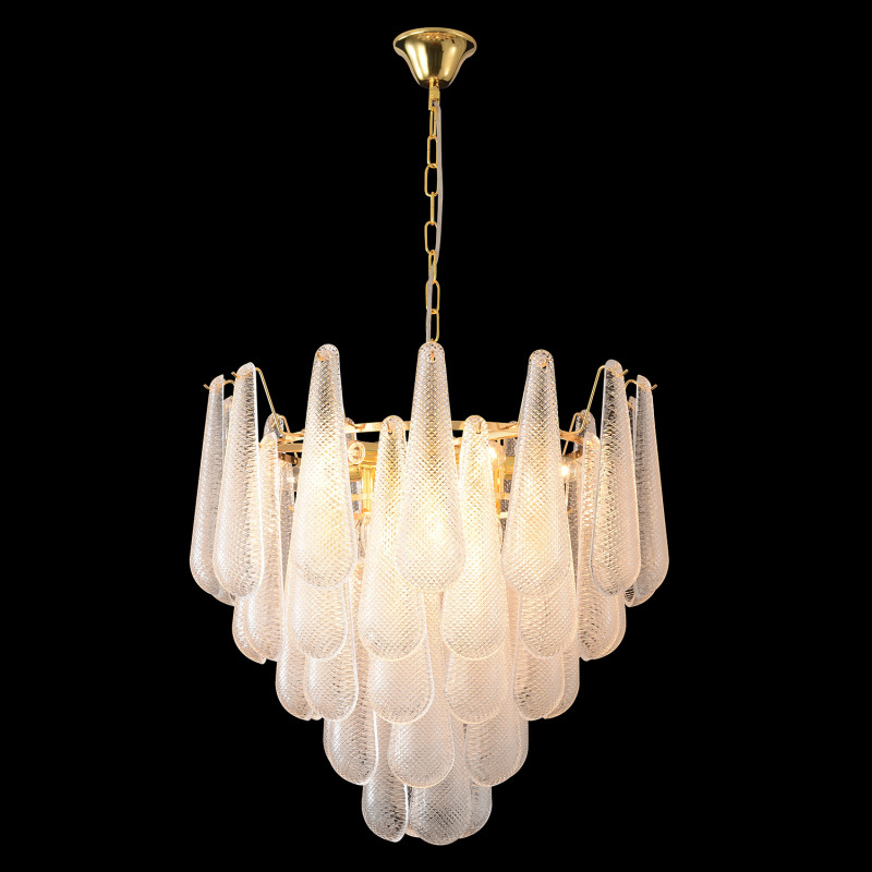 Каскадная люстра 56*155 см, 10*E14, 400W, Crystal Lux FONTAIN SP10 GOLD золотой