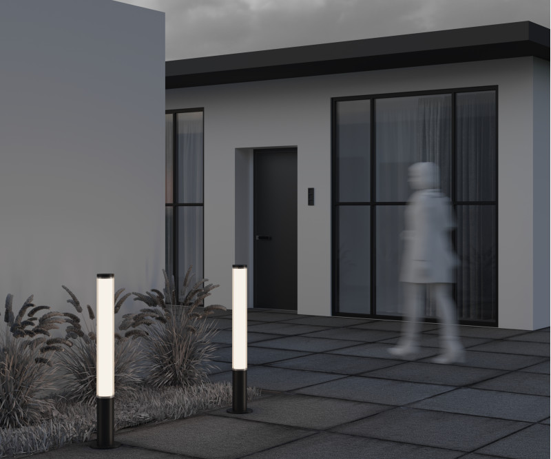 Столб Maytoni LED Ginza O041FL-L30B3K, 30W LED, 3000K, черный