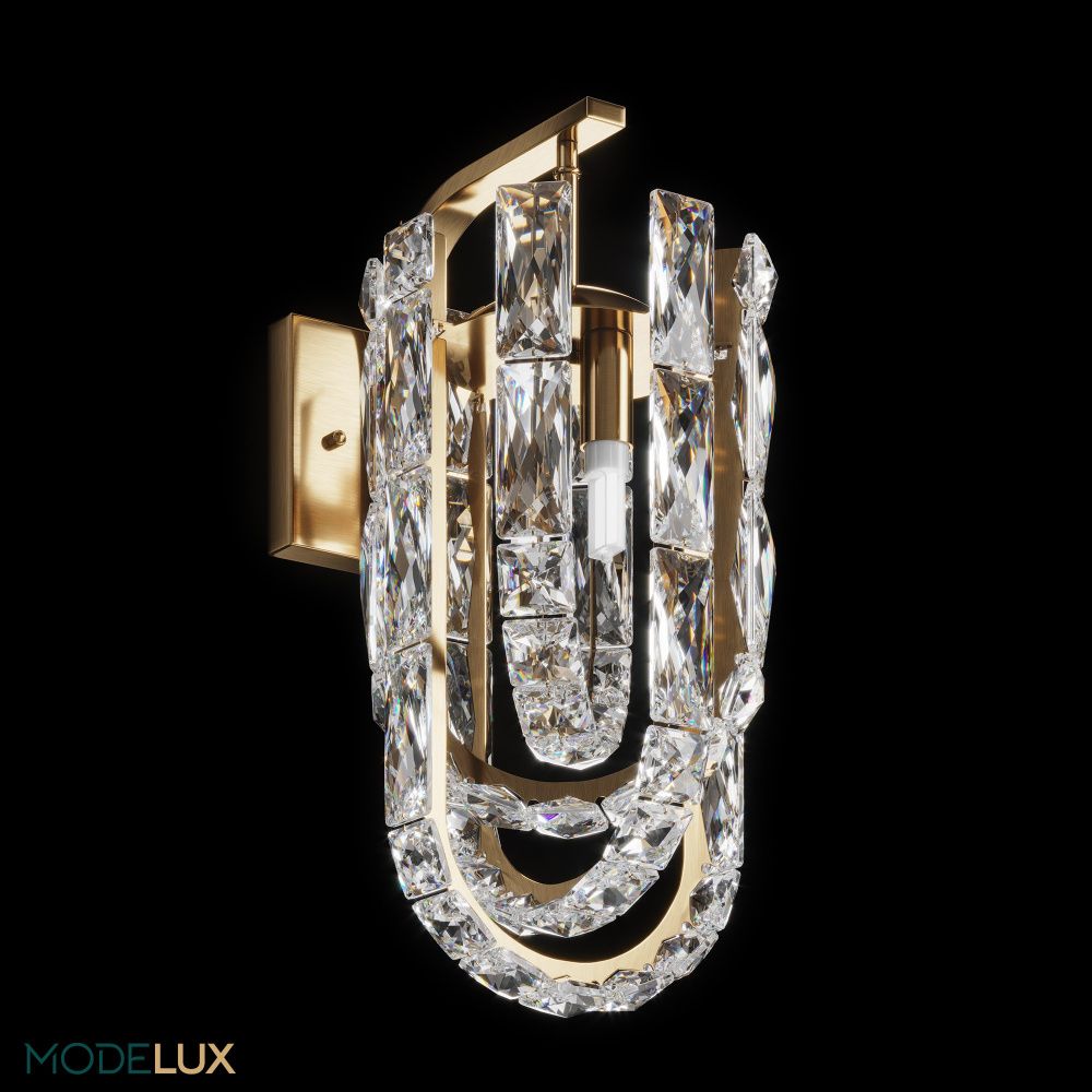 Настенный светильник 26,5*39*30 см, 2xG9 MODELUX ML.6621.02 BS латунь