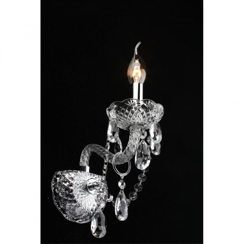 Бра 12*33 см, 1*E14, 40W, Aployt Koletta APL.755.01.01, хром