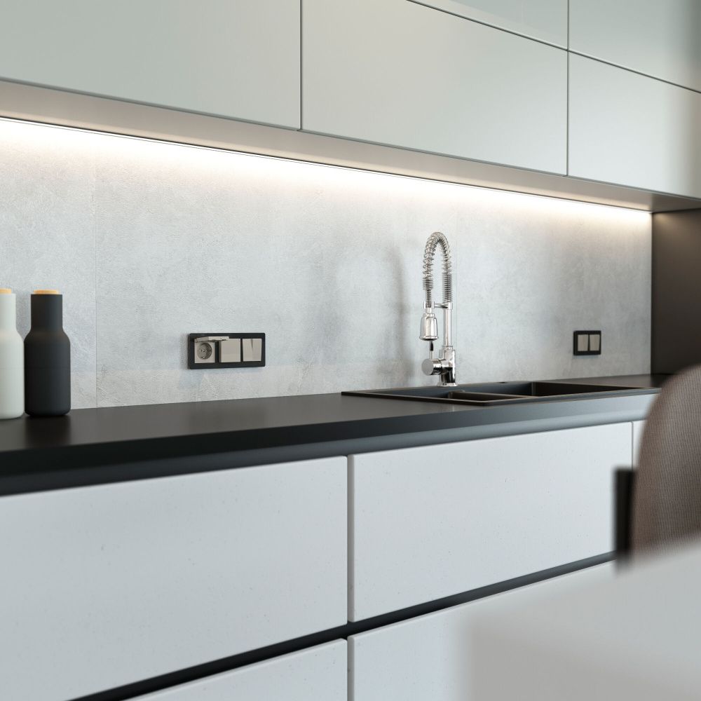 W1271204 Розетка влагозащ. с зазем. с защит. крышкой и шторками, дымчатый Werkel, 4690389211980