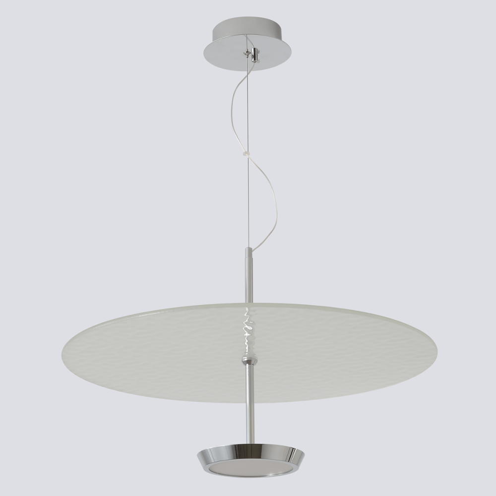 Подвесной светильник 60 см, 18W, 3000-6000K, Crystal Lux NICOLE SP18W LED, хром