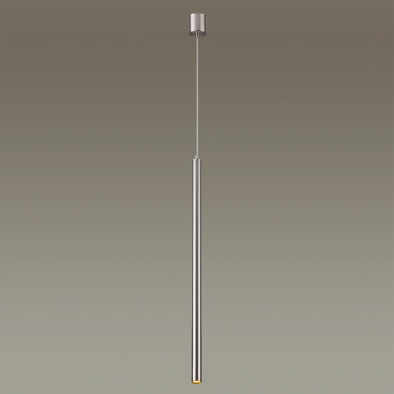 Светодиодный светильник 6 см, 3W, 3000K, Odeon Light FIANO 4375/3L, никель матовый