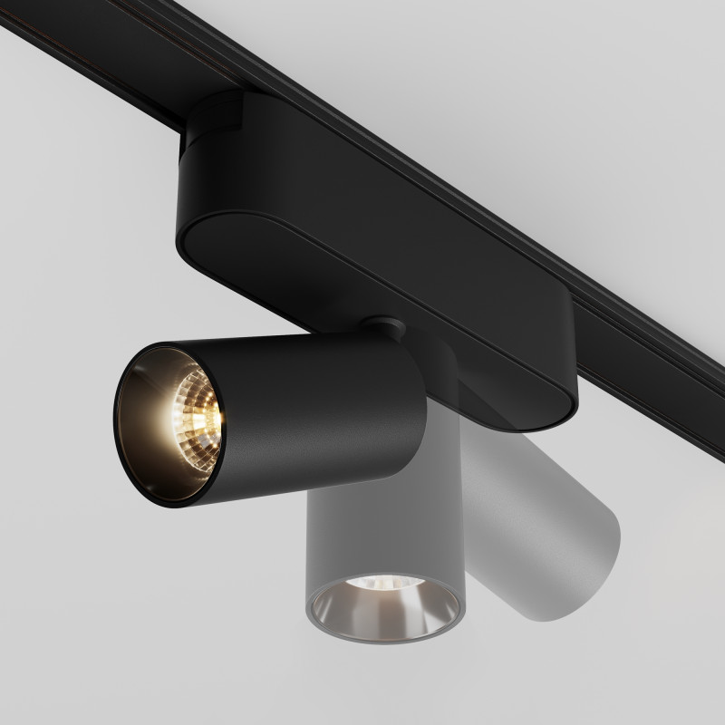 Светильник 3 см, 5W, 3000K, Maytoni Focus LED TR103-1-5W3K-M-B, черный