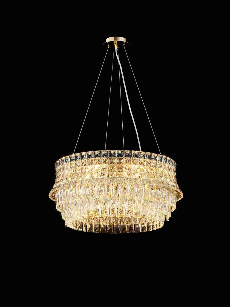 Люстра Ø600 x H280 (1200) мм, E14 8*40W (320W) NewRgy H GOLD (Золото) M52-ф600*H280 H GOLD