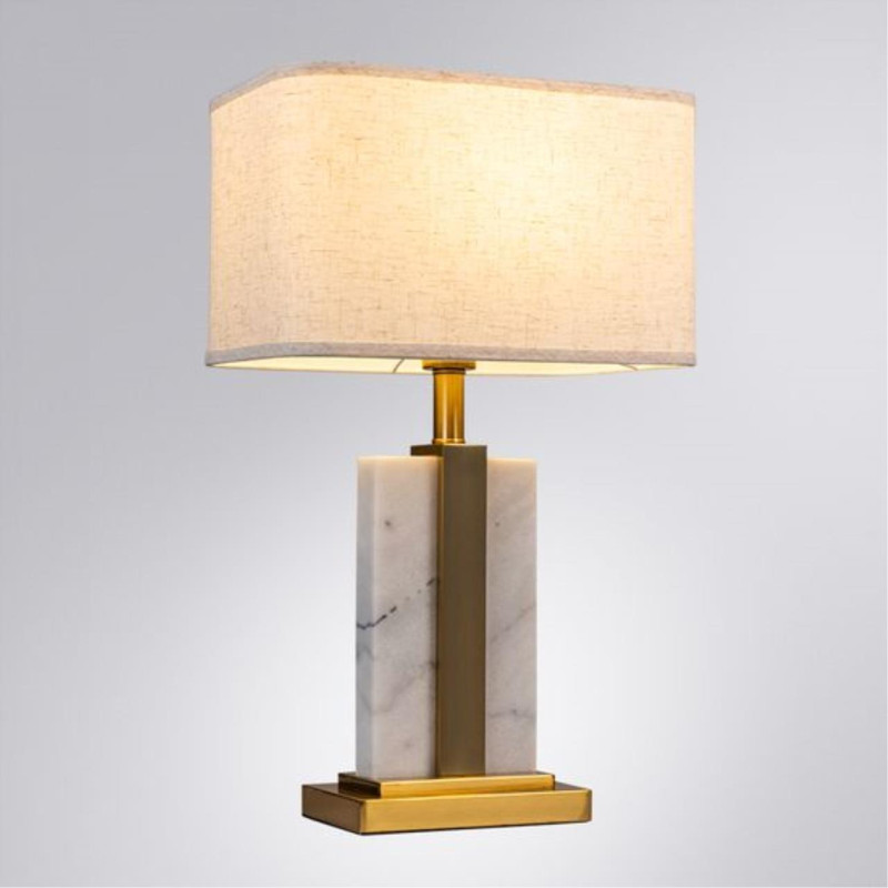 Настольная лампа 20*35*57 см, 1 E27*60W,  К, Arte Lamp Varum A5055LT-1PB, Полированная Медь