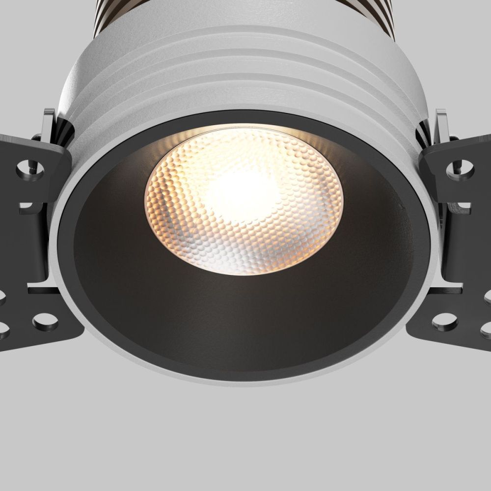 Встраиваемый светильник 4 см, 7W, 3000K, Maytoni Technical Mini DL059-7W3K-TRS-B, черный