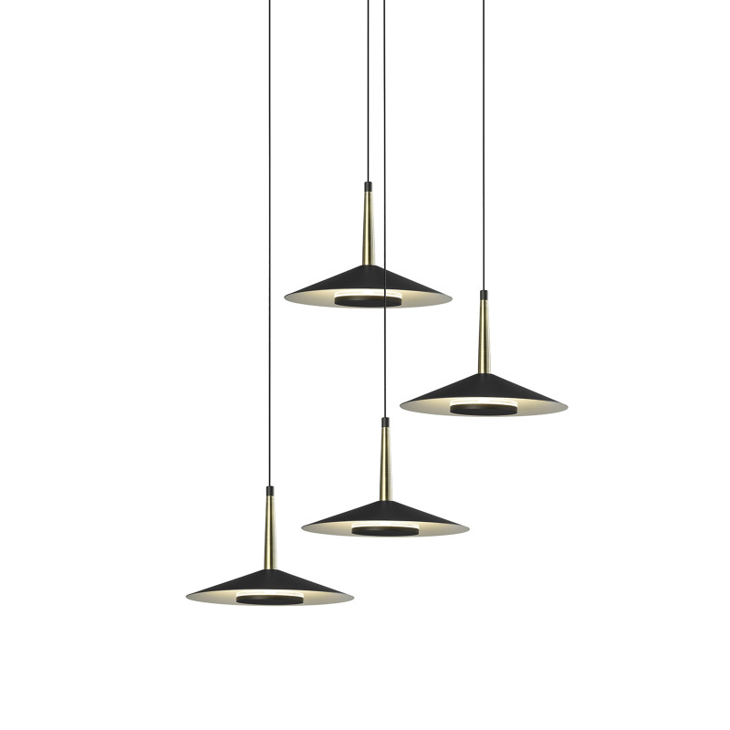 Подвесной светильник *50*271,9 см, LED *  32W, 3000К Mantra Orion 7476, латунный