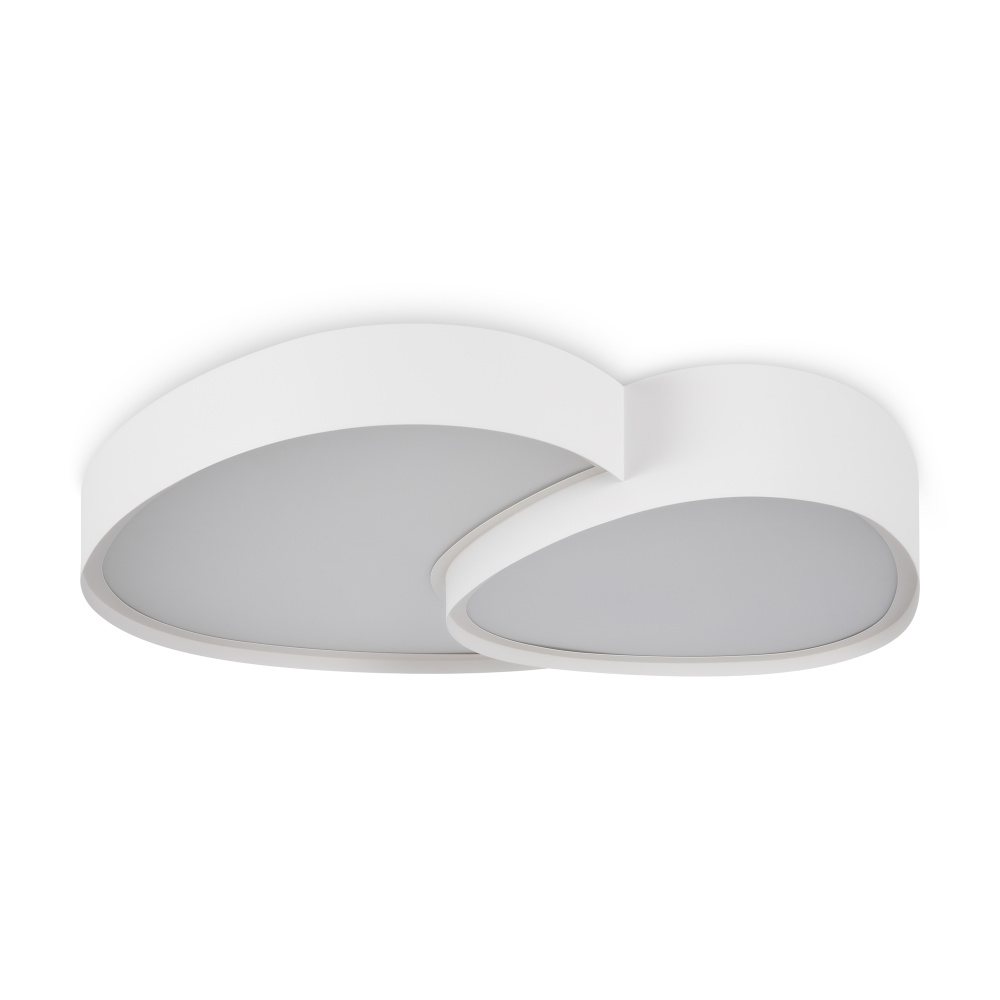 Светильник 52,5*38*-8 см, *LED*72W, 3000-7000K, Freya Скромность/Modesty FR6079CL-L72W, Белый