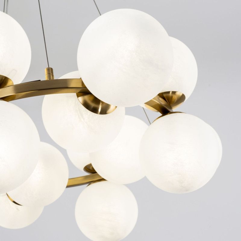 Подвесной светильник 70*60/120 см, 16*Е14 MODESTYLE MS.6117.16 BS латунь