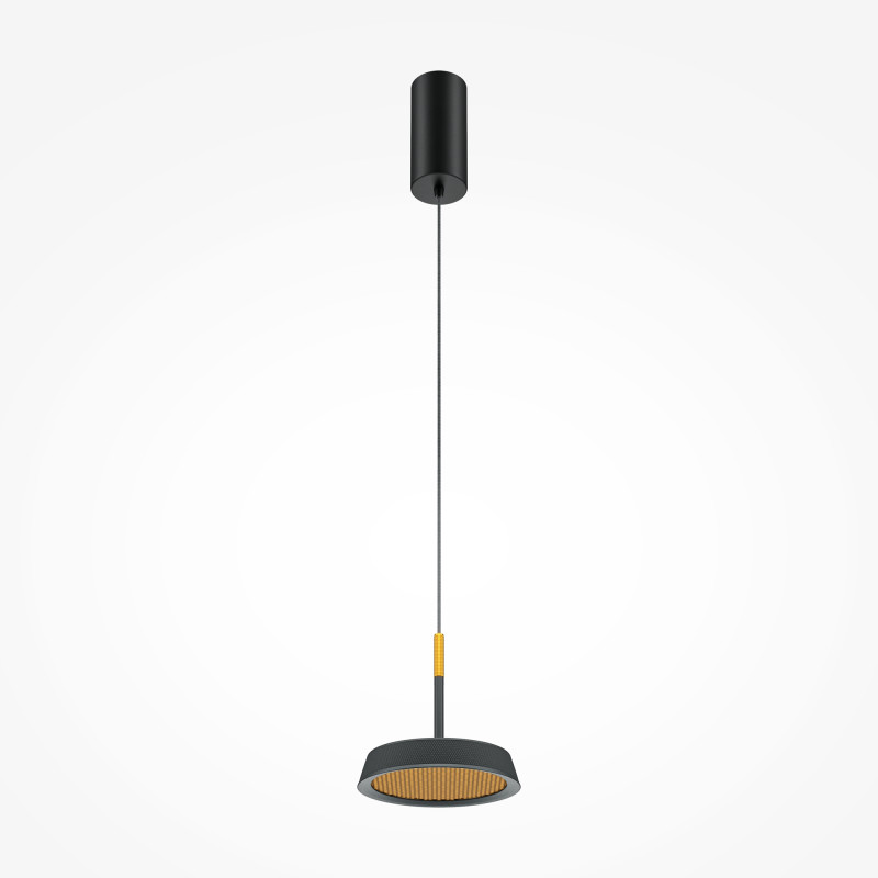 Подвесной светильник 15,3*327 см, LED, 12W, 3000К, Maytoni El MOD041PL-L15GB3K черный