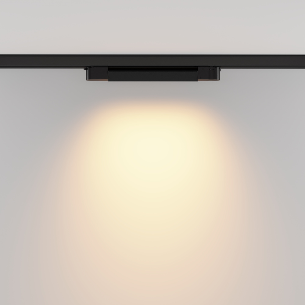 Трековый светильник 34,5*3,5*-6 см, *LED*10W, 2700K, Maytoni Technical Basis TR196-3-10W2.7K-B(N), Черный