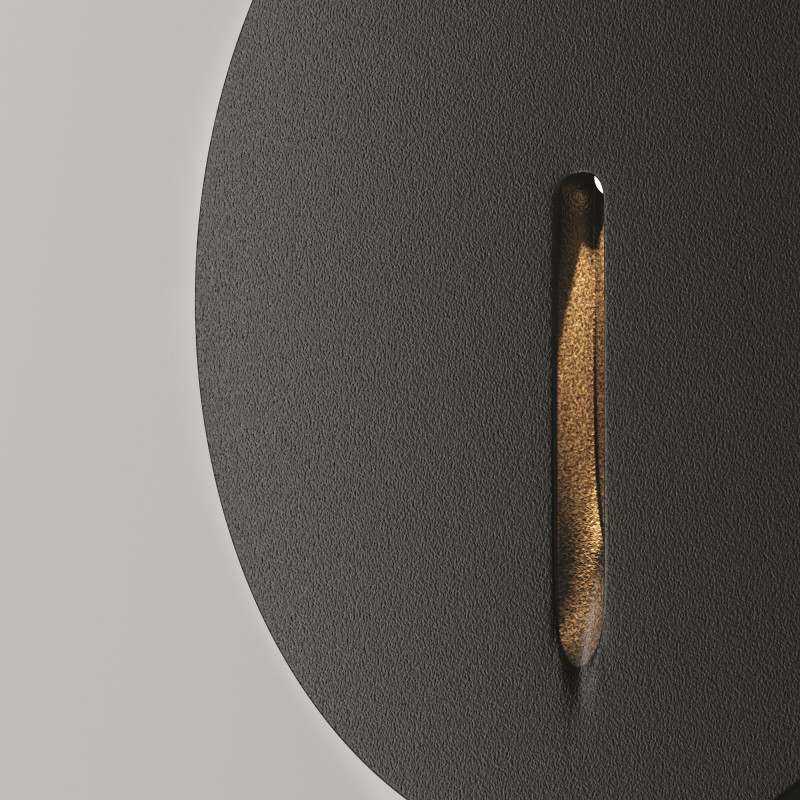 Светильник 7 см, 3W, 3000K, Maytoni Outdoor Lock O014SL-L3B3K, черный