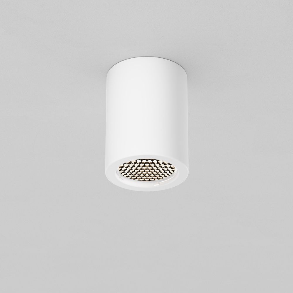 Светильник  C001CL-GU10-W **-8 см, 1*GU10*10W, K, Maytoni technical Conik gyps C001CL-GU10-W, Белый