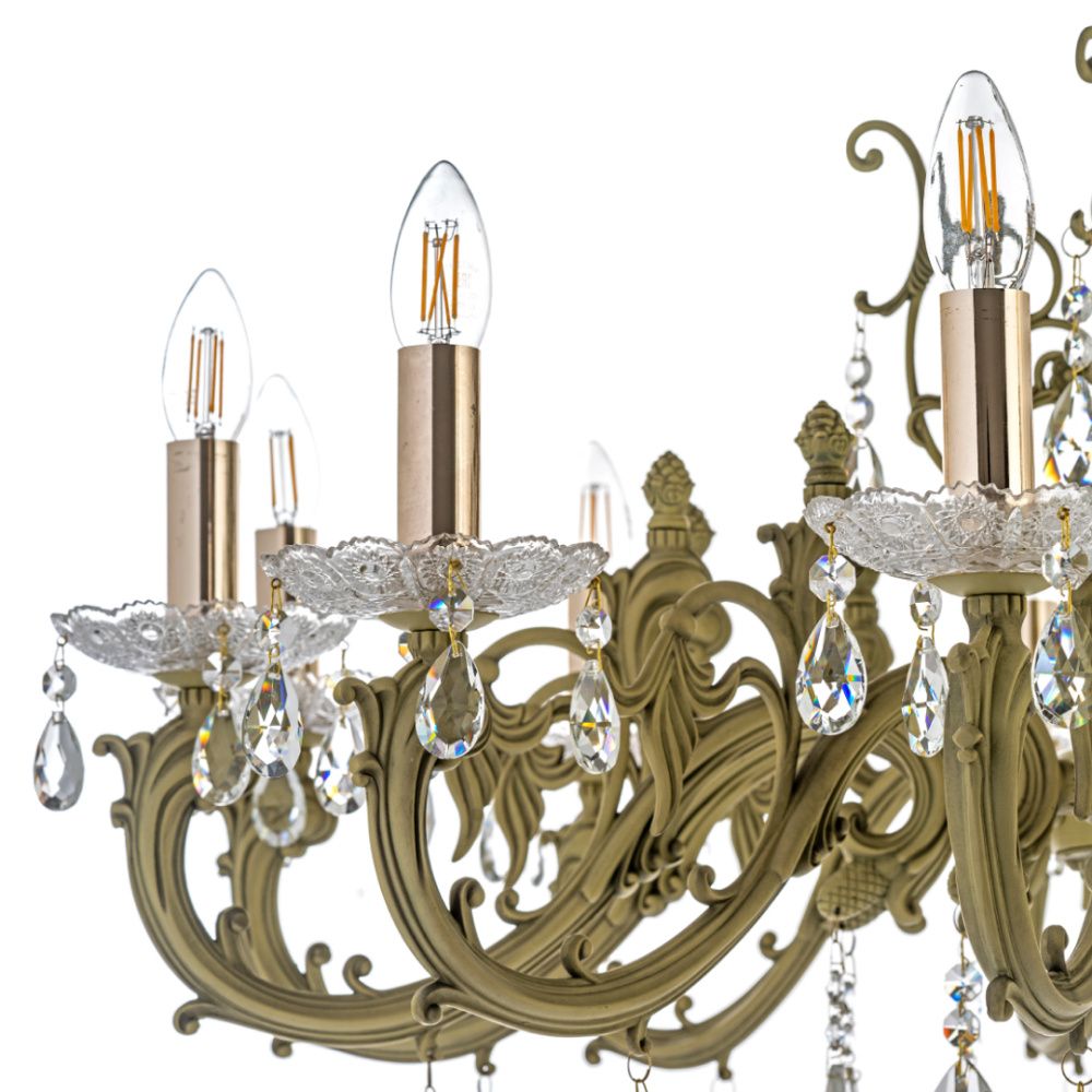 Люстра *99*68 см, 12*E14*40W, Dio D`arte Colzano Beige Colzano E 1.1.12.600 W, Бежевый