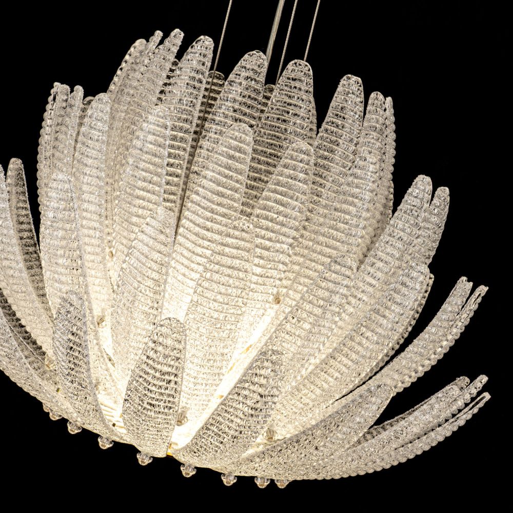 Подвесная люстра 60 см, 70W, 4000K, Modelux ML.9555.600 CP, шампань