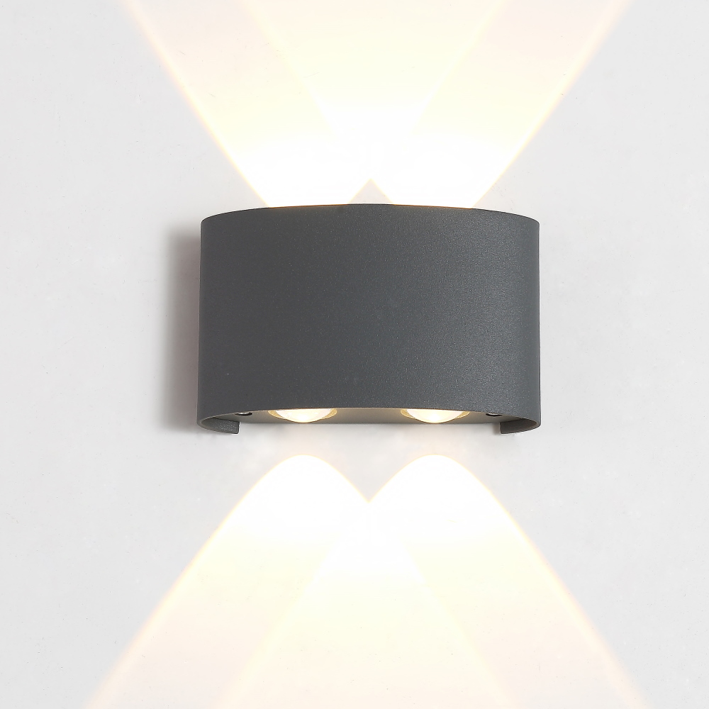 Бра 11*5 см, 4W, 3000K, IP54 Crystal Lux CLT 023W2 DG Темно-серый