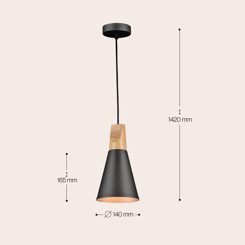 Подвесной светильник P359-PL-140-C Maytoni BICONES, серый