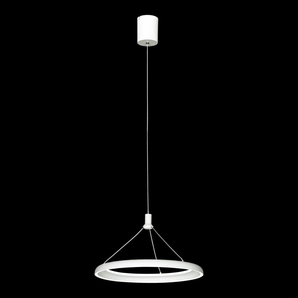 Люстра подвесная *40*35-150 см, 1*LED*24W, 4000K, Lussole Hardin LSP-7425, белый