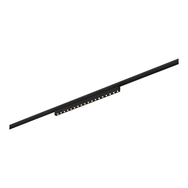 Магнитный трековый светильник 29,2*1*1,8 см, 1*LED*15W 3000K ST LUCE Super5 ST666.436.15 черный